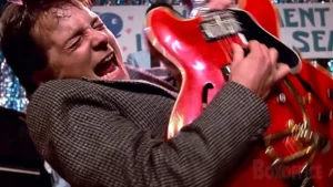 De Volta para o Futuro - O mistério da guitarra vermelha que desafiou o tempo e impressionou fãs ao longo das décadas